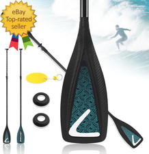 Carbon SUP Paddle 4 Piece Adjustable Kayak Paddle Stand up Paddleboard Paddles
