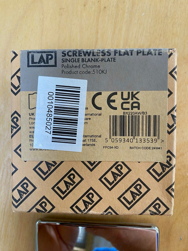 Lap screwless flat - lap, 1