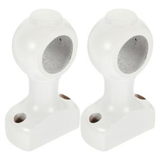 2 Pcs Curtain Pole Wooden