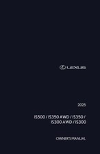2025 Lexus IS 300, 350, 500