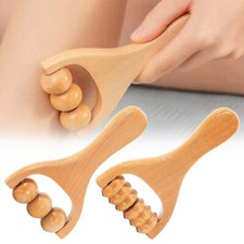 2X Wooden Massage Roller Wood