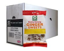 Fitzroy Extra Strong Ginger Sweets 100g - (Box of 12)