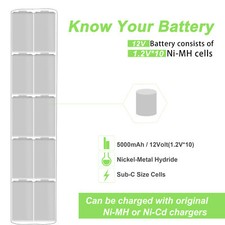 12V 5000mAh Battery for Neato