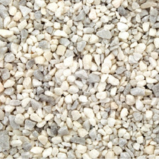 Ice white decorative stones - white,