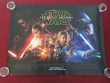 STAR WARS: EPISODE VII - THE FORCE AWAKENS UK QUAD ROLLED POSTER H. FORD 2015