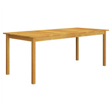 Garden Dining Set 7pc Black