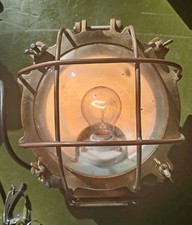 Bulkhead Light Vintage Brass.