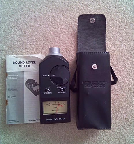 Realistic sound level meter - realistic,