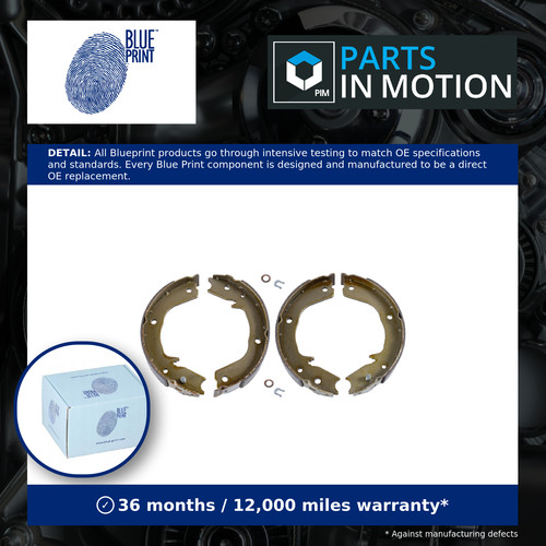 Handbrake shoes set - handbrake,