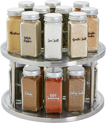 Tier lazy susan spice - 2-tier, rack