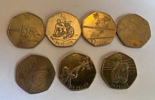 Collectable 50p coins olympic - 50p,