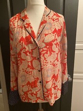 TOPSHOP CELIA BIRTWELL MULTICOLOURED FLORAL SHIRT BNWOT SIZE 12