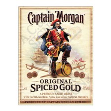 Metal Tin Sign Plaque Captain Morgan Home Bar Man Cave Garage Shed Pub 12631