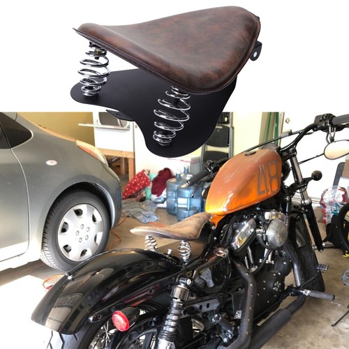 Motorcycle solo seat - seat, spring
