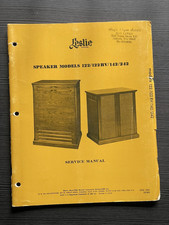 Vintage Leslie Speaker 122 142