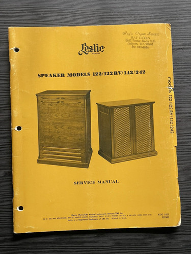 Vintage leslie speaker 122 - speaker, 142