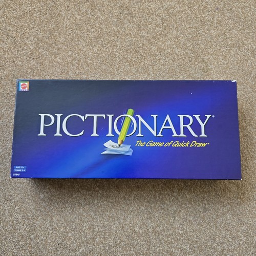 Mattel pictionary board game - board,