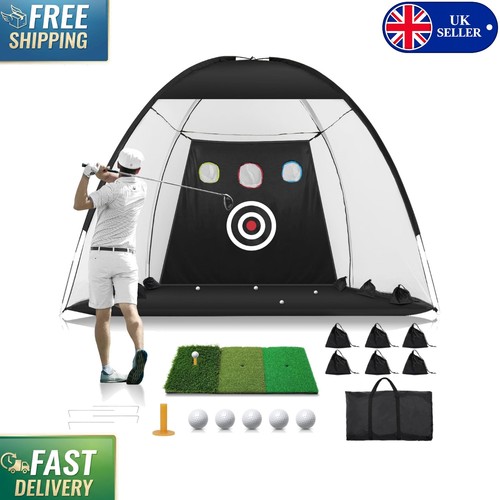 Golf practice net 10x7ft with - golf,