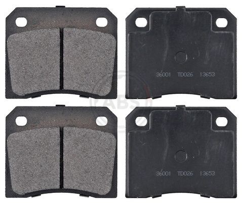 36001 brake pad set disc - 36001, set,