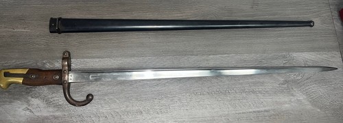 French m1866 chassepot bayonet - french,