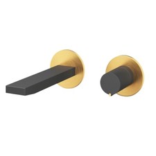 Paulo Bathroom Black & Gold