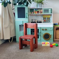 Handmade Childs Chair, Wooden Toddlers Seat, Unique Kids Furniture