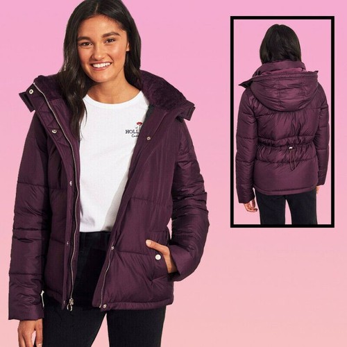 Hollister coat puffer jacket - hollister,