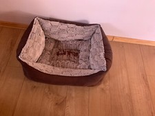 Snug & Cosy  Brown Rectangle Dog Bed