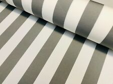 Light Grey & White Striped