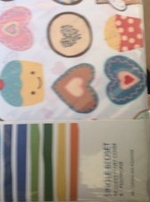 Just Kids  Sweetheart (cup Cakes /gingerbread Men)SINGLE QUILT COVER/ PILLOWCASE