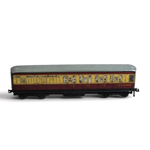 Hornby gauge tinplate coach - oo,