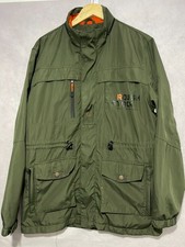 Rough Stock Men's Raincoat Jacket Coat Parka Windbreaker Size M