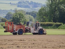 Photo 6x4 Turf harvest, near