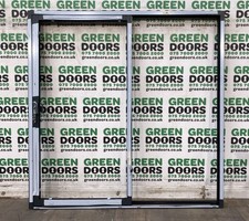 Grey sliding patio doors - patio,