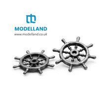 Occre 17019 Metal Helm Steering Wheel Rudder 15mm Ship Modeling Bag of 2 units.