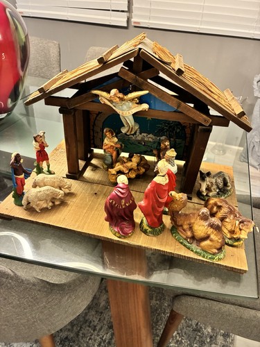 Vintage italian nativity - nativity, set