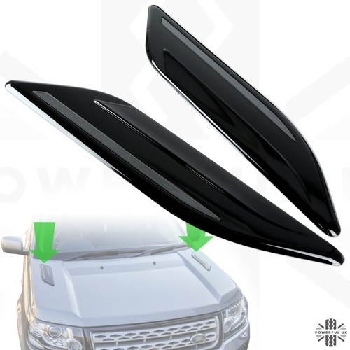 Bonnet dummy intake vents - , in