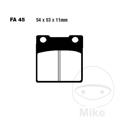 Ebc standard brake pads altn - standard,