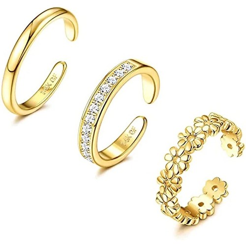 3pcs toe rings - toe, for