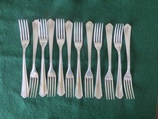  Vintage Bruckmann Dinner Forks Swiss/German Boxed