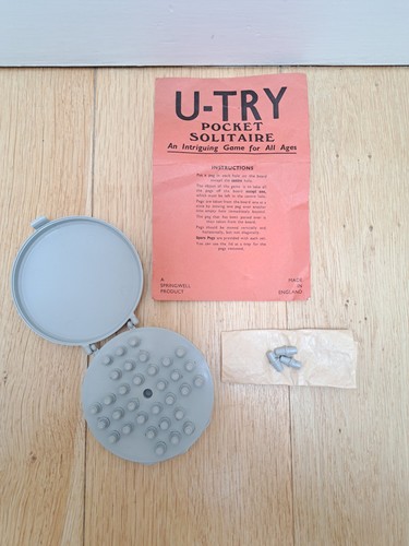 Vintage try pocket solitaire - pocket,