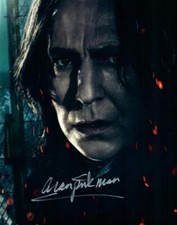 Alan Rickman autographed 8x10