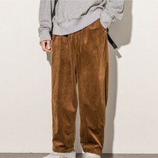 Men Retro Corduroy Baggy