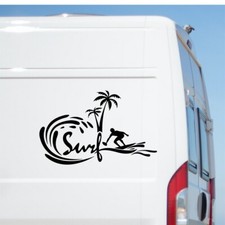 Surf Sticker Car Caravan
