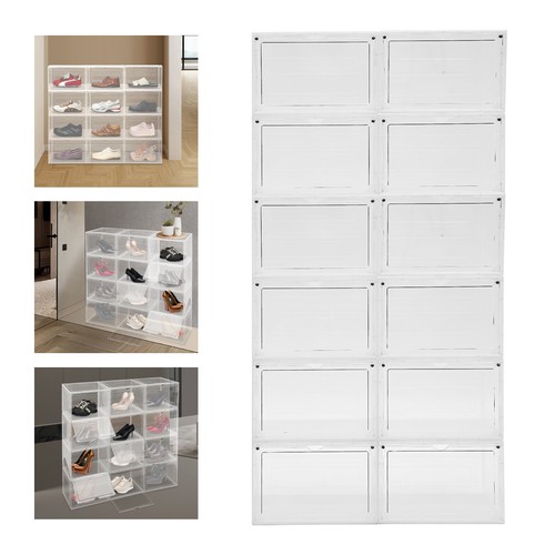 12pcs acrylic stackable - 12pcs, shoe
