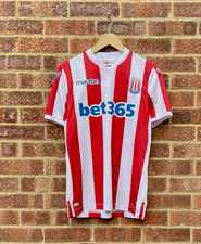 STOKE CITY 2018/2019 HOME FOOTBALL SHIRT - SMALL