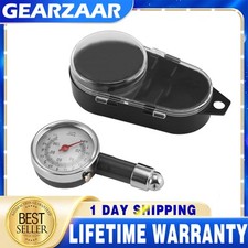 PROFESSIONAL CAR TYRE PRESSURE GAUGE AIR MEASUREMENT PSI/BAR RELEASE BUTTON