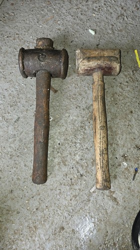 Vintage no4 copper hammer a - &,