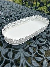 IKEA SAMVERKA Metal Plant Pot Tray White Or Dressing Table Tray