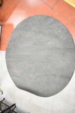 Ikea Adum Gray Round Rug 6.4